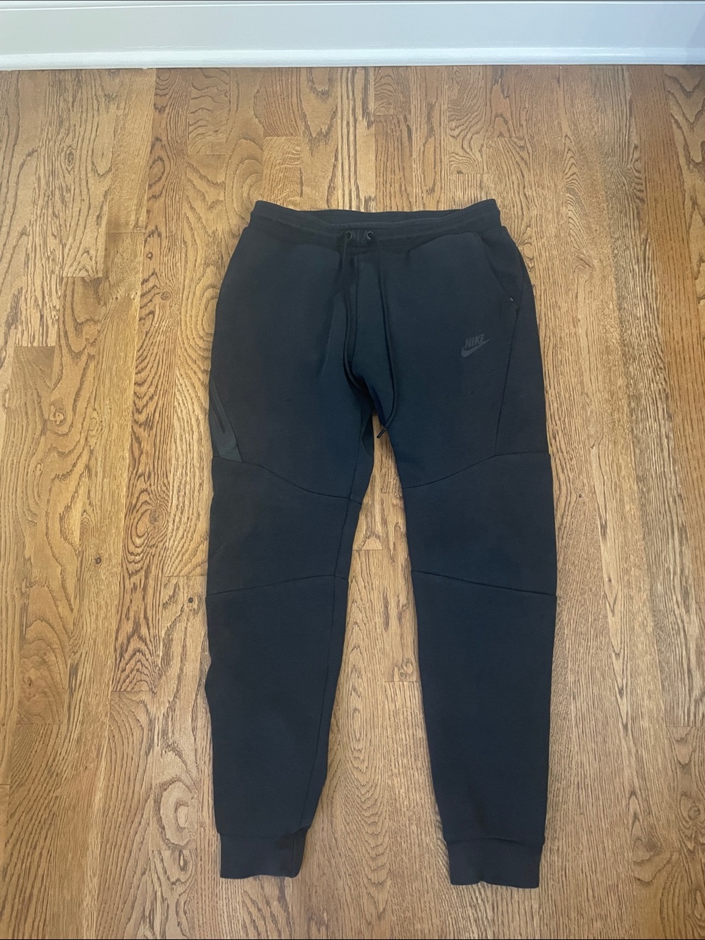 Nike Black Athletic Joggers with Subtle Logo